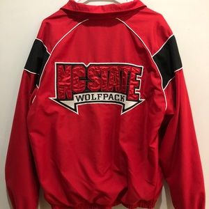 North Carolina State Wolfpack Windbreaker Sz L